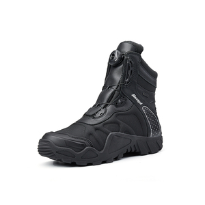 Hanagal 33123 Breathable lightweight and waterproof fast lacing military boots