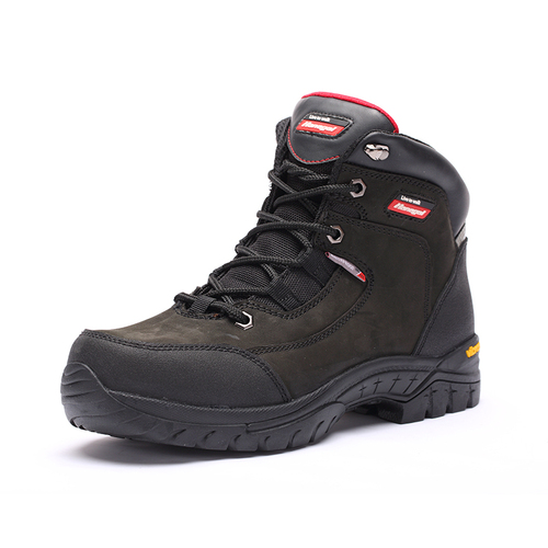Hanagal Men Fashionable Brown Leather Hiking Ankle Boots