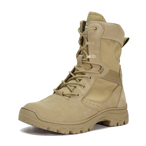 Hanagal 35602 Men's High-Top Leather Tactical Combat Boot Outdoor