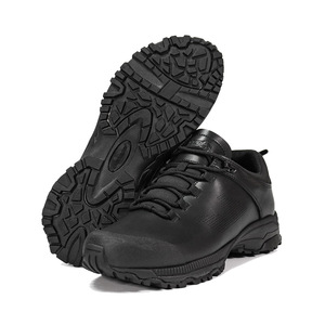 Hanagal 35006 Comfortable High Grip Wear Resistance Black Women Men Cowhide Training Tactical Shoes