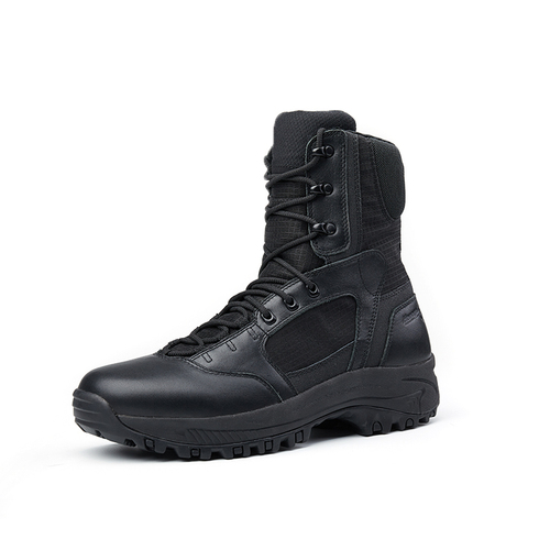 Hanagal 34002 Flying men leather waterproof tactical boots