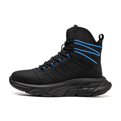 Hanagal 182 puncture proof anti-slip flying mesh safety shoes for men industrial