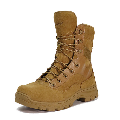 Hanagal 35992 non slip wear resistant rubber high cut tactical combat boots