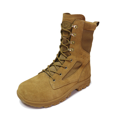 Hanagal 33269 Coyote Suede Leather Combat Tactical Boots Botas tactical 9 Inches Lightweight Leather